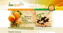 Desktop Screenshot of ecocitrus.com.br