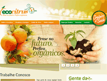 Tablet Screenshot of ecocitrus.com.br